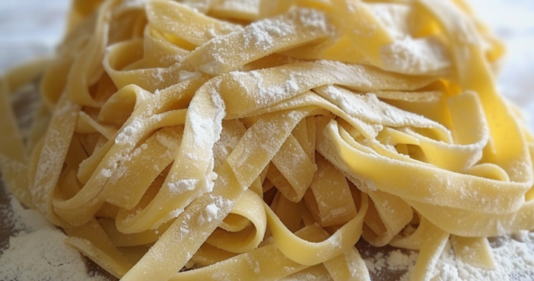 Tagliatelles fraîches irrésistibles et moelleuses à souhait