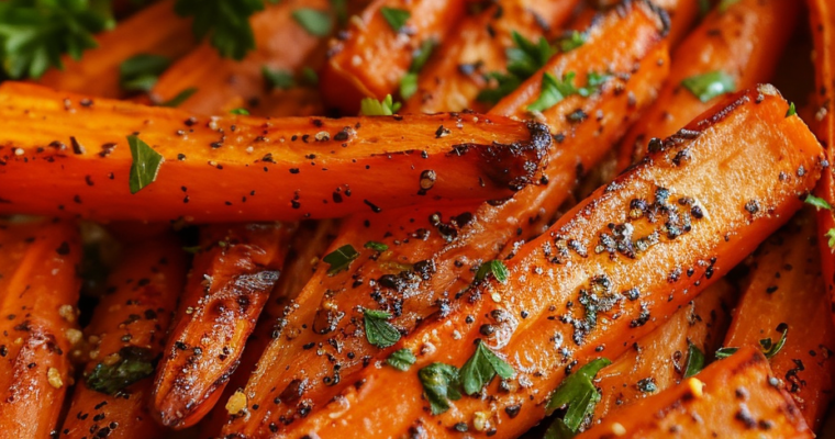 Recette irrésistible de carottes rôties au miel