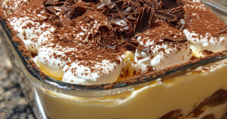 Tiramisu irrésistible et crémeux à souhait
