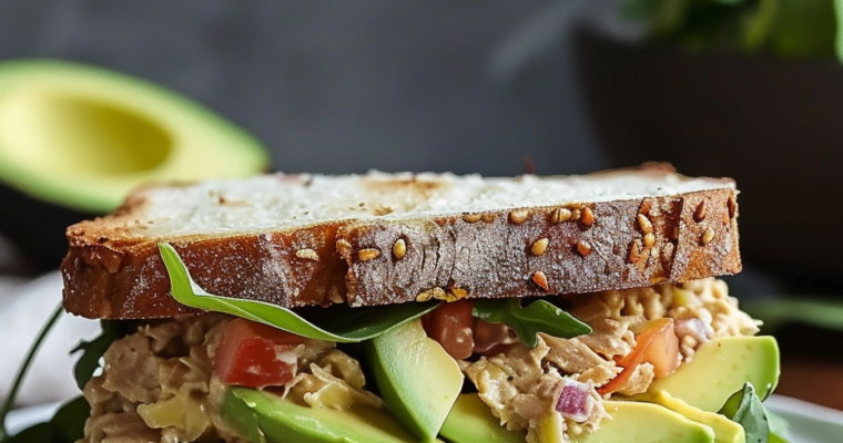 Sandwich Thon Avocat Express : Délice Rapide et Savoureux