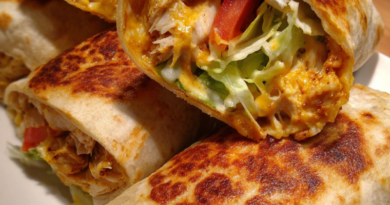 Wraps Croustillants Poulet Miel-Moutarde : Un Délice Irrésistible !