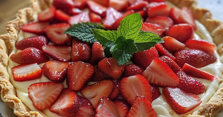 Tarte aux Fraises Crème Pâtissière : Un Délice Irrésistible