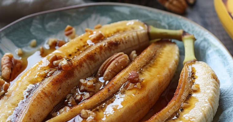 Bananes Rôties Miel & Cannelle : Douceur irrésistible