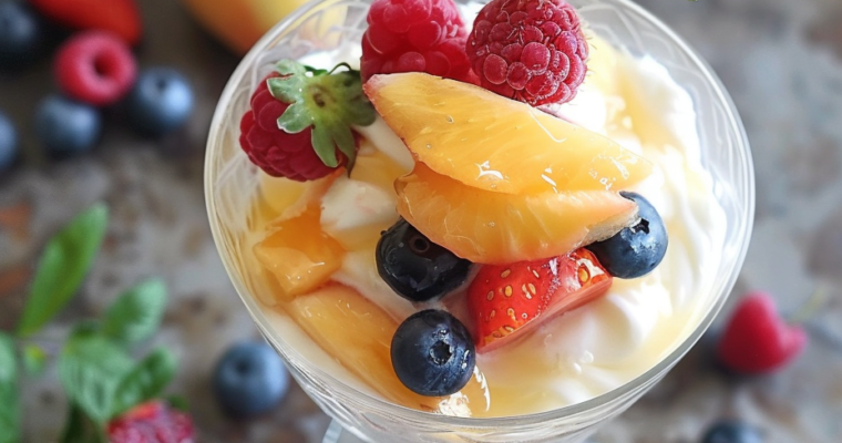Yaourt Glacé aux Fruits Maison