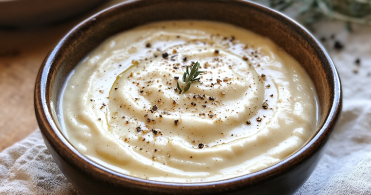 Sauce béchamel sans lait facile (recette vegan & légère)