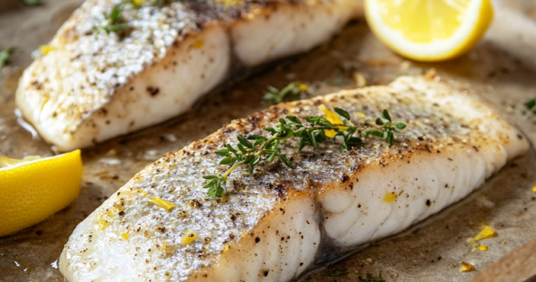 Bar Grillé au Four en Filets : Un Délice Irrésistible