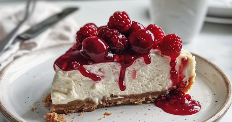 Cheesecake Sans Cuisson aux Fruits Rouges : Délice Irrésistible