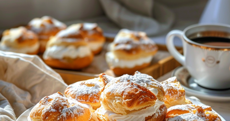 Choux à la Crème Gourmands : Délices Irrésistibles à la Vanille