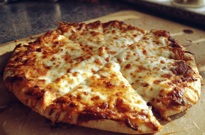 Pizza maison facile (recette rapide au four)