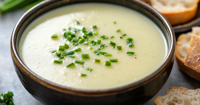 Velouté de poireaux au Thermomix: Crémeux et réconfortant