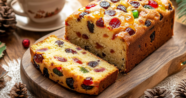 Recette de Cake aux Fruits Confits et Raisins Secs