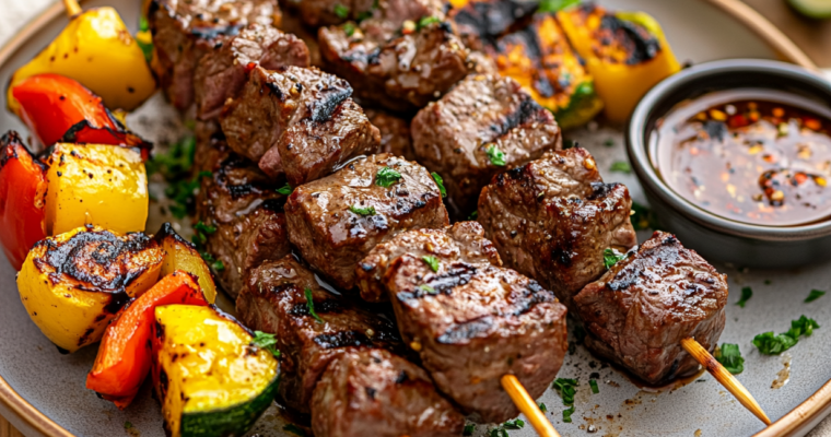 Recette irrésistible de marinade pour brochettes de bœuf