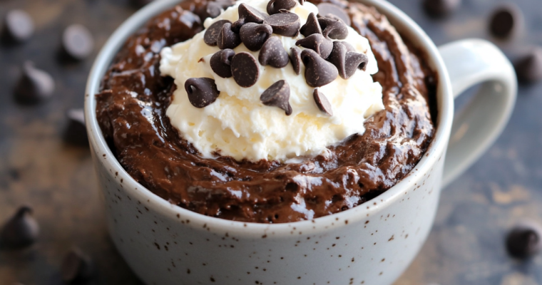 Mug Cake au Nesquik : Un Délice Chocolaté Irrésistible