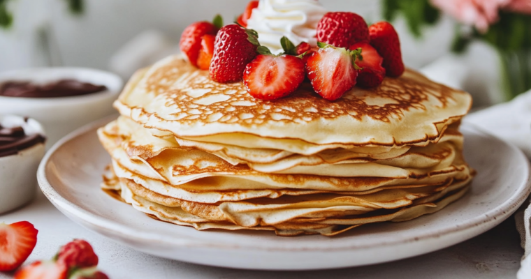 Crêpes sans farine irrésistibles et ultra légères