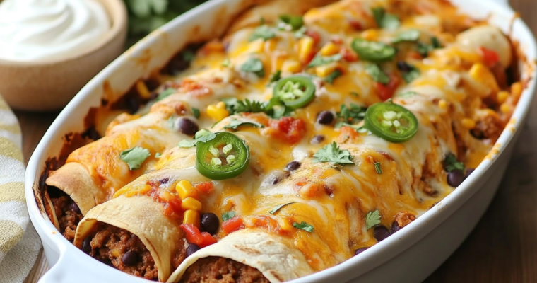 Tacos Gratinés au Four Ultra Gourmands et Délicieusement Fondants