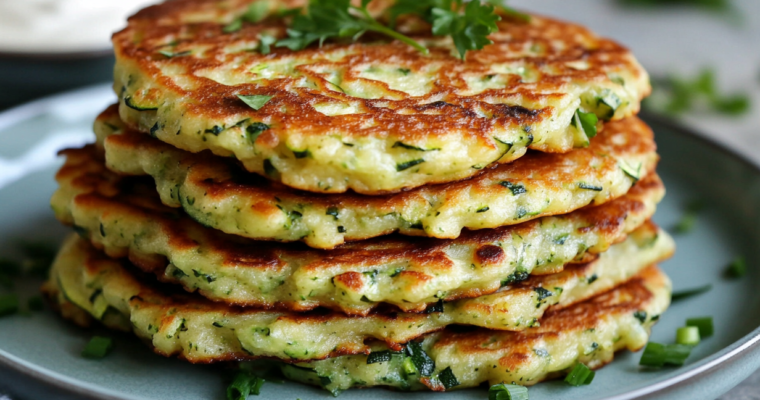 Recette irrésistible de pancakes à la courgette facile