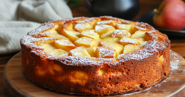 Recette irrésistible de Gâteau au Yaourt et aux Pommes