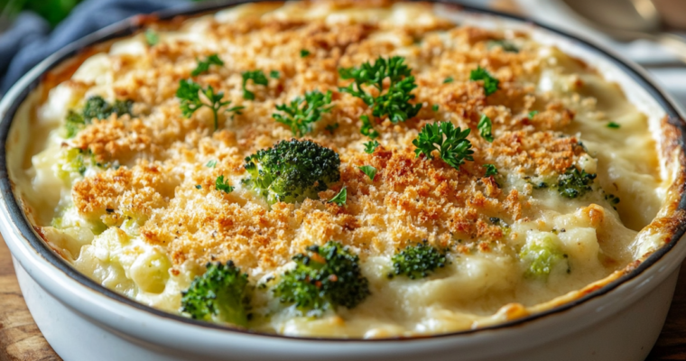 Gratin de Brocolis Léger : Un Réconfort Irrésistible