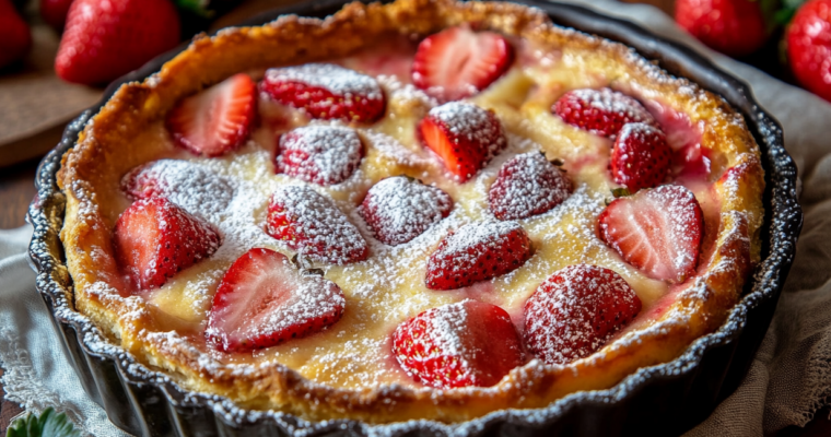 Clafoutis aux Fraises : Douceur Irresistible à Partager