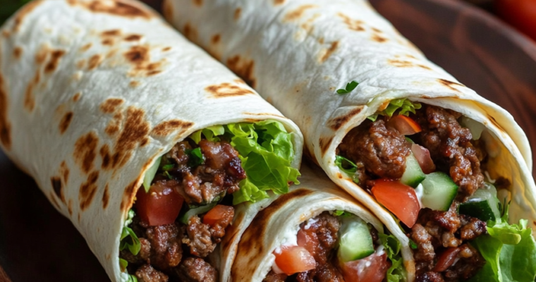 Succulente Tortilla au Kebab : un délice irrésistible