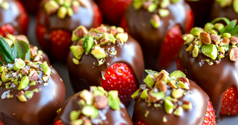 Fraises Chocolat Façon Luxe : Délice Irrésistible à Partager
