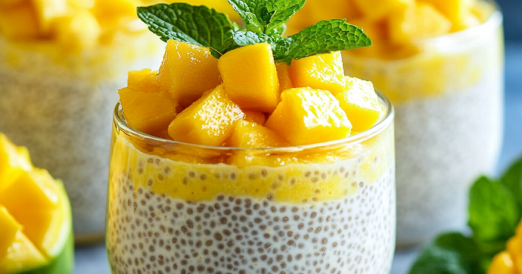 Chia Pudding à la Mangue : Facile et Irrésistible