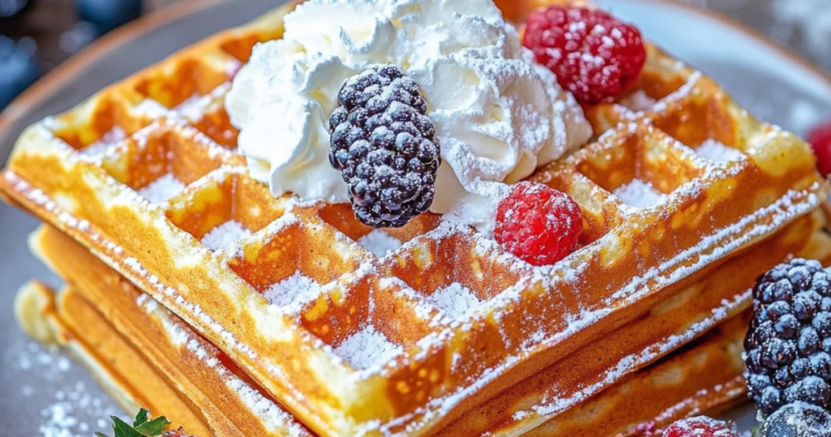 Recette Gaufres de Bruxelles inratables : un délice irrésistible