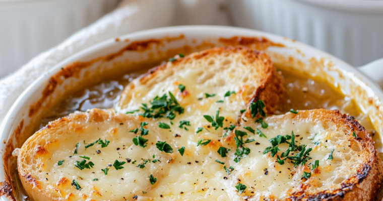 Soupe à l&rsquo;oignon façon grand-mère