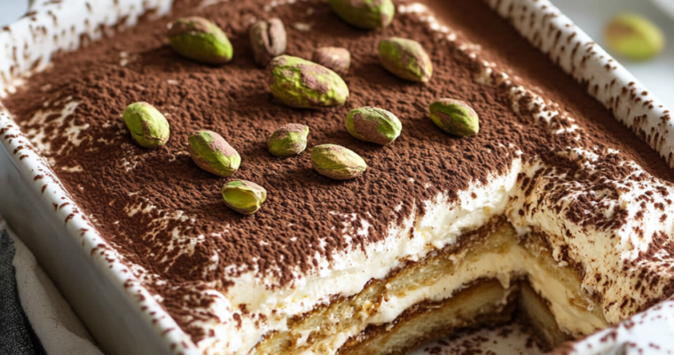 Tiramisu Pistache Ultra Tendance : Un Délice Irrésistible