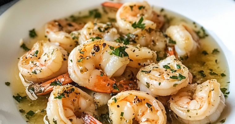 Crevettes Scampi au Beurre et Citron : Un Plat Express Inratable