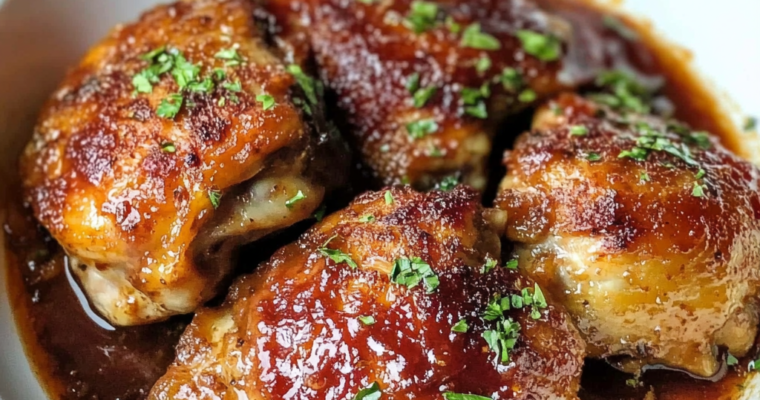 Cuisses de Poulet Crock Pot au Jus : Le Dîner Express Sans Effort