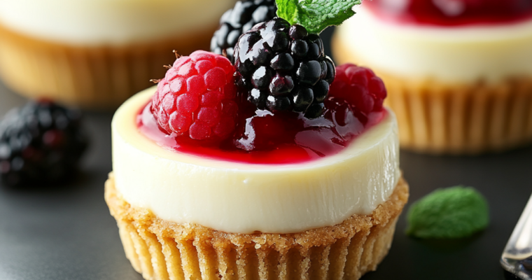 Mini Cheesecakes Faciles et Délicieusement Irrésistibles