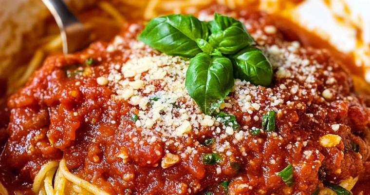 Sauce Spaghetti Maison : La Véritable Recette Italienne Traditionnelle