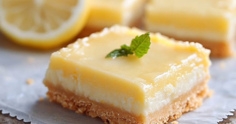 Carrés au Citron Crémeux : Le Dessert Acidulé qui Fait l&rsquo;Unanimité