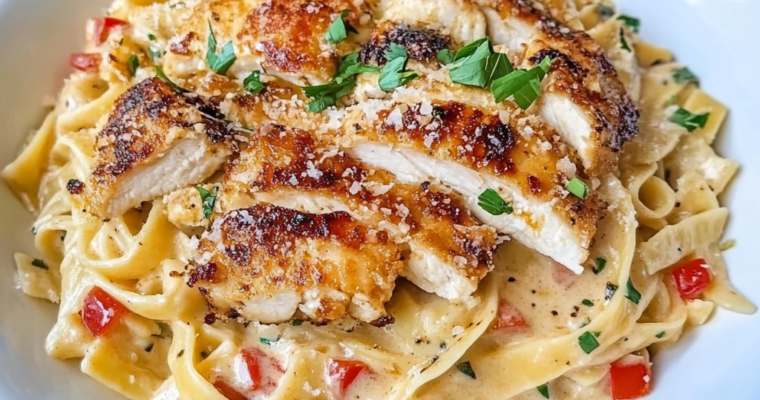 Délicieuse Pasta au Poulet Cajun de Cheesecake Factory