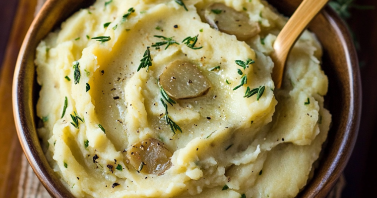 La Meilleure Purée de Pommes de Terre Vegan, Onctueuse et Savoureuse
