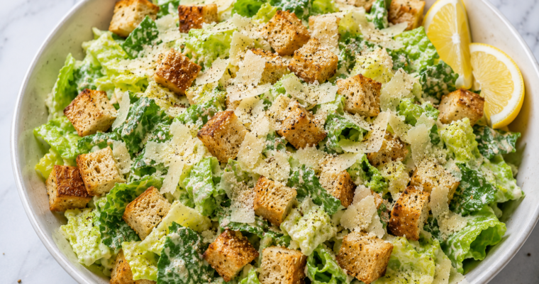 Salade César Maison : La Recette Classique Facile et Savoureuse
