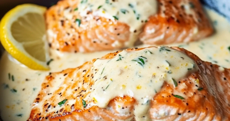 Saumon à la Sauce Crémeuse au Citron : Une Recette Facile et Raffinée