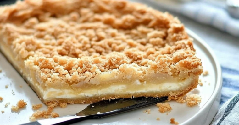 Tarte aux Poires Fraîches et Crumble Croustillant