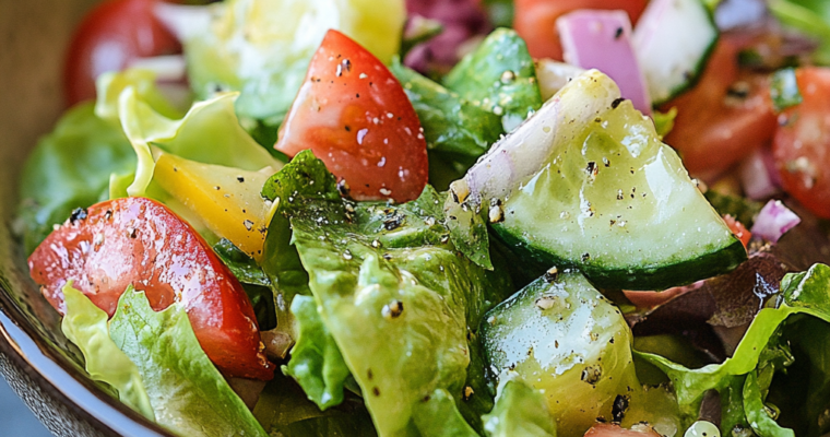 Salade Tossée Éblouissante : Fraîcheur et Saveurs Inégalées