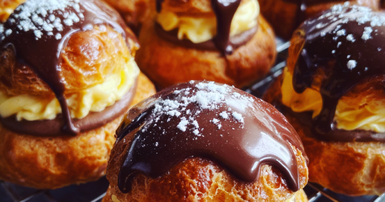 Irrésistible Religieuse au Chocolat : Un Délice Sombre