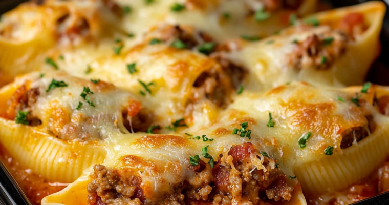 Coquilles Géantes Farcies au Bœuf Haché : La Recette Gratinée et Facile
